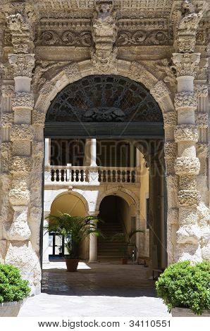 Della Marra palace. Barletta. Puglia. Italien.
