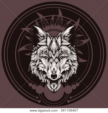 Graphic Vector Of Fox. Illustration For Print Of T-shirts, Mugs, Pens, Logos, Tattoo And Other Thing