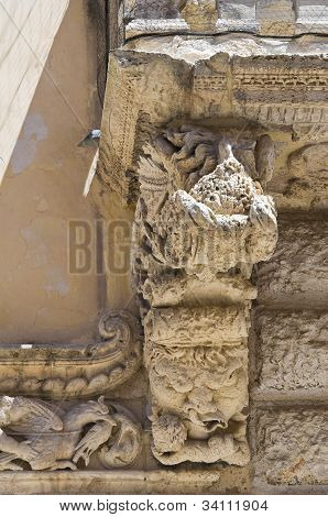 Della Marra palace. Barletta. Puglia. Italien.