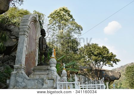 Saraburi Thailand December 23, 2019 : Pha Sadet Railway Station In 1896 King Chulalongkorn The Great