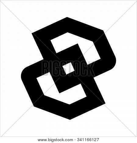 Simple Dd, Oo Initials Diamond Shape Logo