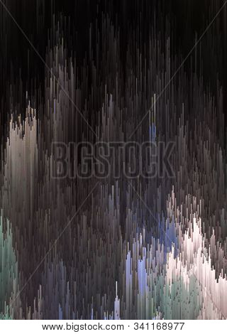 Grungy pixel sort glitch background