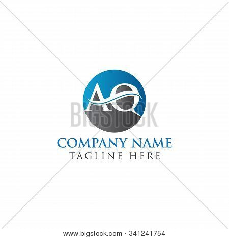 Aq Letter Logo With Creative Modern Business Typography Vector Template. Creative Alphabetical Aq Lo
