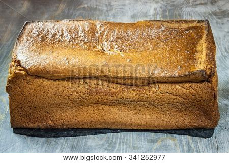 Loaf Of A French Gluten Free Load Of Bread, Seen From Above. It Is Designed As An Alternative For Pe