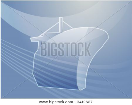 Skibet Naval Transport Illustration