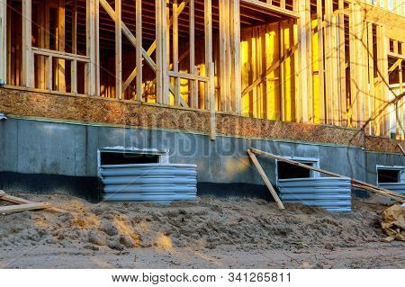 New Residential Home Building Materials Window Well For Basement Construction
