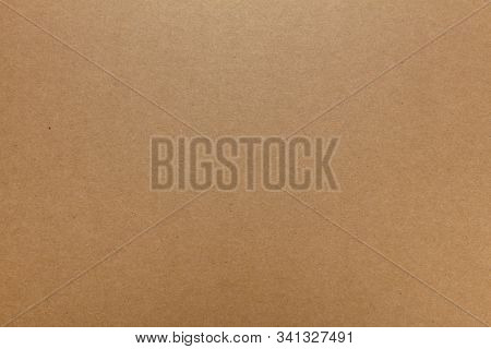 Cardboard Box Texture. Close Up. Yellow Paper Background For Text And Decoration. Paper Reuse And Na