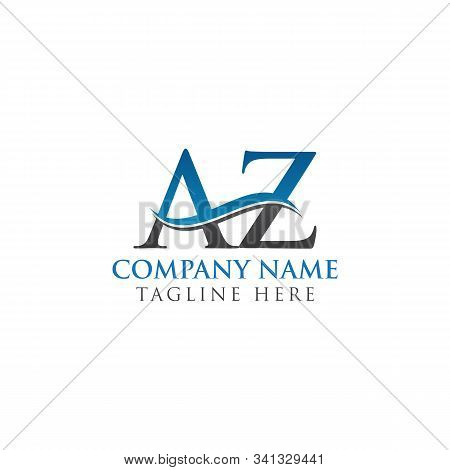 Az Letter Logo With Creative Modern Business Typography Vector Template. Creative Alphabetical Az Lo