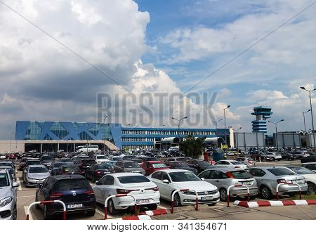 Bucharest, Romania - July 15, 2019: Henri Coanda International Airport, In Otopeni, 10.3 Mi, 16.5 Km