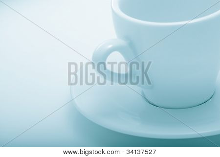 tazza di caffè vuota. demitasse