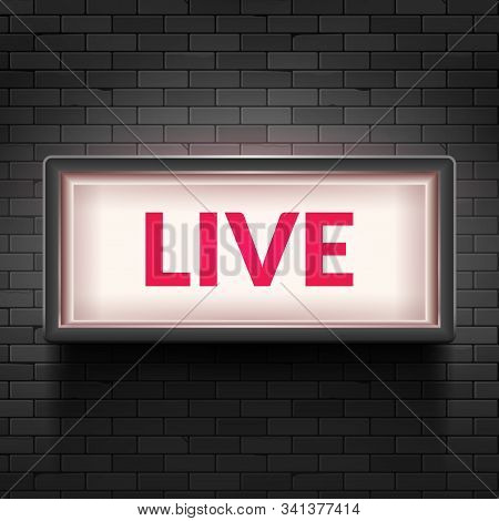 Live Light Broadcast Vector Photo Free Trial Bigstock live light broadcast vector photo