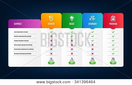 Leaf, Energy Drops And Energy Icons Simple Set. Price List, Pricing Table. Holidays Shopping Sign. P