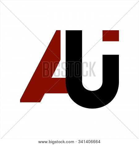 Au, Aui, Auj Initials Company Logo And Icon