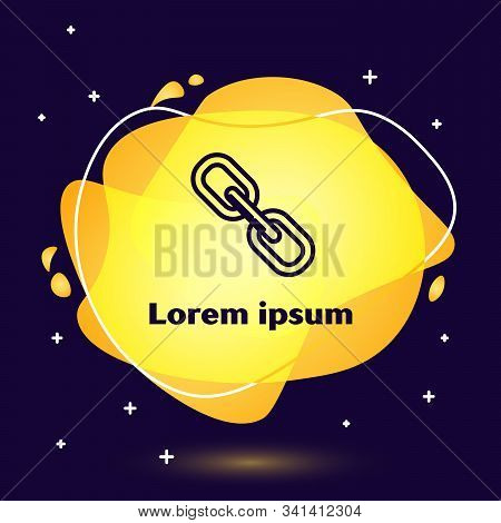 Black Line Chain Link Vector Photo Free Trial Bigstock