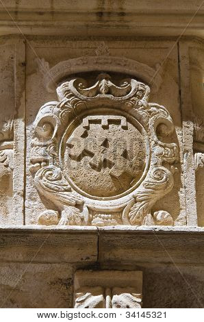 Della Marra palace. Barletta. Puglia. Italien.