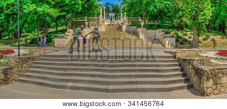Sculpture By The Valea Morilor Lake In Moldova
