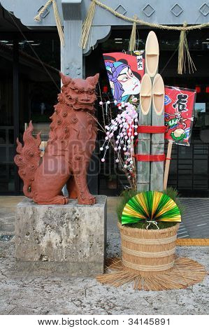 Display Shisa e nuovo anno