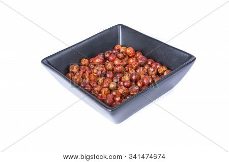 Handful Of Red Spicy Tiny Round Chile Tepin Peppers