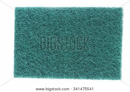 Rectangular Green Wiry Washing Sponges With Coarse Scrubbing Power