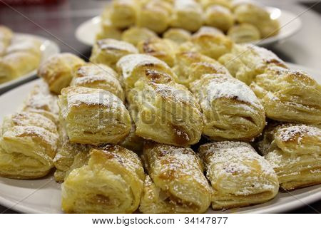 Pečené jablko plnění Puff na Plat
