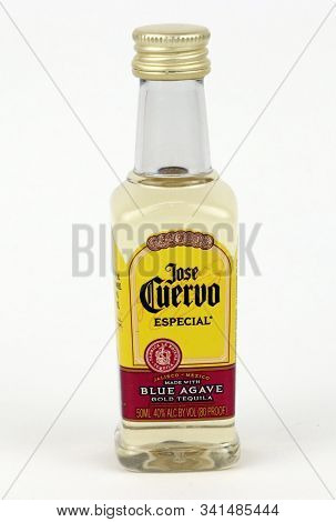 Spencer, Wisconsin, December, 24, 2019  Bottle Of  Jose Cuervo Tequila  Jose Cuervo Is A Product Of 