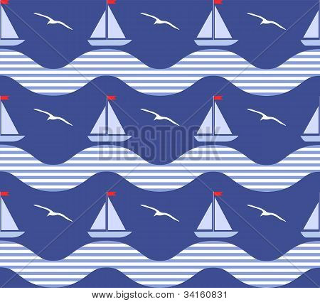 Seamless Pattern marino