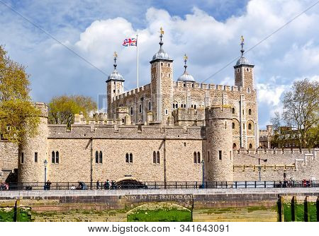 Tower Of London In Spring, United Kingdom