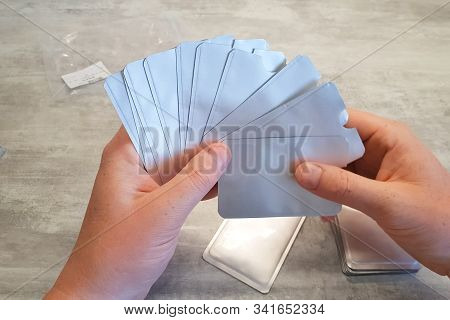 Cases For Plastic Cards. White Cases For Cards.