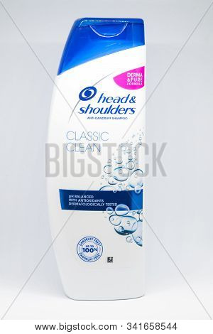 Pruszcz Gdanski, Poland - December 8, 2019: Head & Shoulders Anit-dandruff Classic Clean Shampoo On 