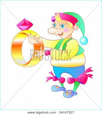 The gnome with the ring