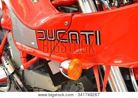 Pasig, Ph - Sept. 29: Ducati Mh900 Motorcycle At Philippine Moto Heritage Weekend On September 29, 2