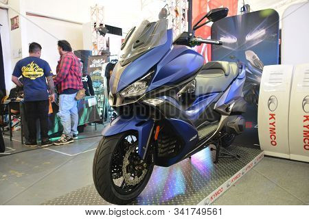 Pasig, Ph - Sept. 29: Kymco Motorcycle At Philippine Moto Heritage Weekend On September 29, 2019 In 