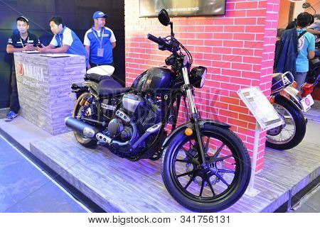 Pasig, Ph - Sept. 29: Yamaha Motorcycle At Philippine Moto Heritage Weekend On September 29, 2019 In