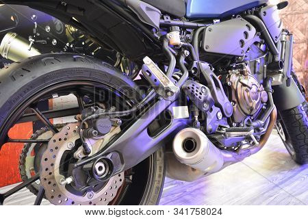 Pasig, Ph - Sept. 29: Yamaha Motorcycle At Philippine Moto Heritage Weekend On September 29, 2019 In