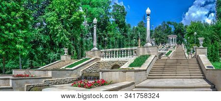 Cascading Fountains In Chisinau, Moldova