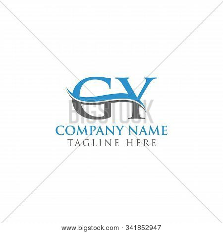 Gy Letter Type Logo Design Vector Template. Abstract Letter Gy Logo Design