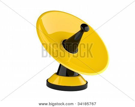 3D satellit retter Antena
