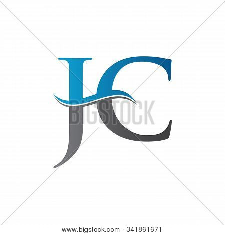 Jc Letter Type Logo Design Vector Template. Abstract Letter Jc Logo Design