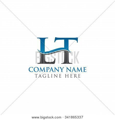 Initial Lt Letter Logo Design Vector Template. Abstract Letter Lt Logo Design