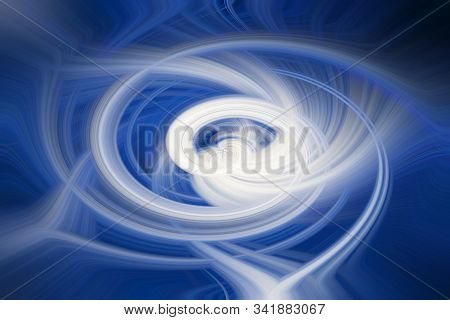 Beautiful Colorful Abstract Floral Twirl Twist Illustration Background. Glow Color Lines Interwined 