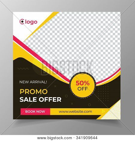 Unique Editable Modern Social Media Banner Template