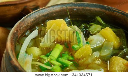 Russian  Cabbage And Turnip Soup