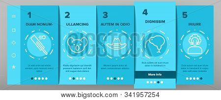 Australia Onboarding Mobile App Page Screen Vector