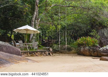 Beautiful Landscape In Governador Celso Ramos, Welcome Beach, Santa Catarina, Brazil