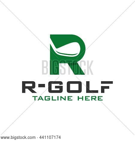 Golf Sports Inspiration Illustration Logo Design With Letter D