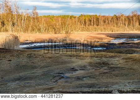 Vulcanic Mud Geysers Reservation Soos In Western Bohemia