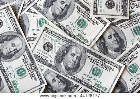 Eine Menge von Dollar für Hintergrund
