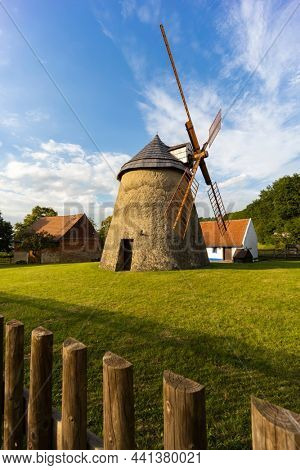windmill Kuzelov, Southern Moravia, Czech Republic
