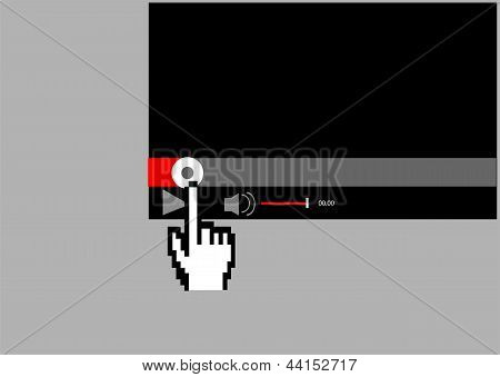 Handpoint sullo schermo del Computer