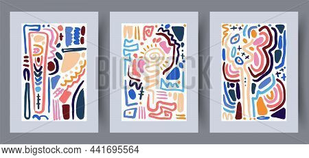 Printable Wall Art Vector Poster Set Vector.